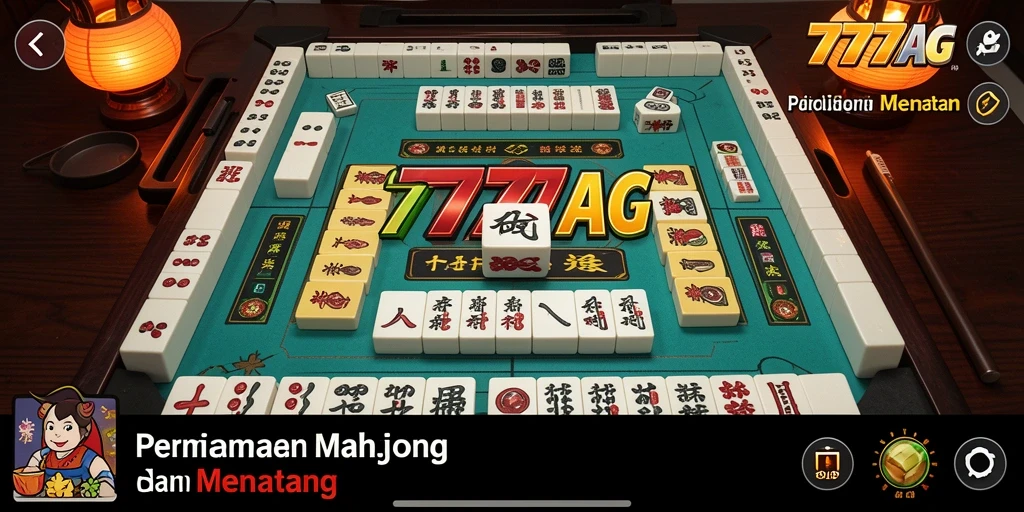 Tampilan permainan Mahjong yang menarik dari 777AG.