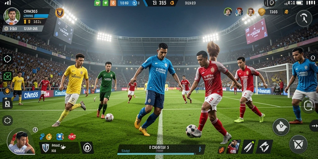 Tampilan gameplay CINA365 yang menarik dan realistis.