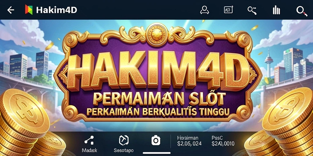Tampilan gameplay HAKIM4D yang memukau dan mengasyikkan.