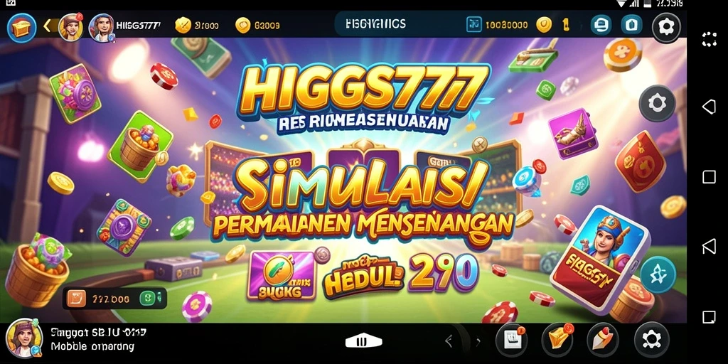 Tangkapan layar gameplay HIGGS777 yang menunjukkan pengalaman simulasi yang imersif.