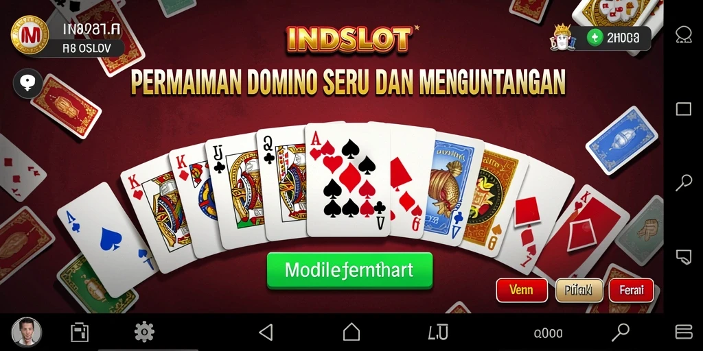 Screenshot gameplay Domino yang menarik dan seru di INDSLOT.