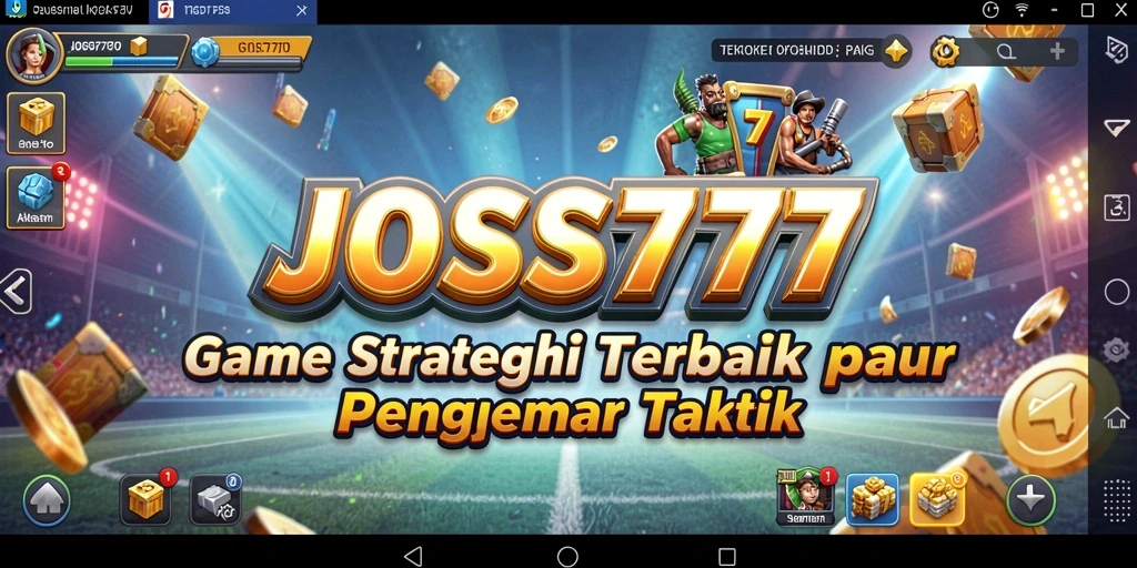 Tangkapan layar JOSS777, menunjukkan taktik pertempuran yang mendalam.