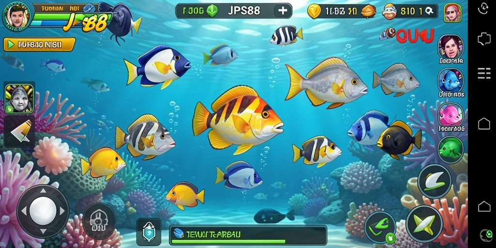 Tampak seru saat menangkap ikan di JPS88.