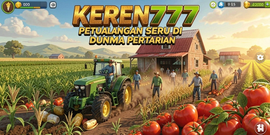 Tampilan gameplay KEREN777 yang menarik dan penuh warna.