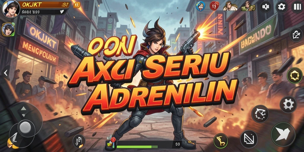 Tampilan gameplay seru dan mendebarkan dari OKJKT.