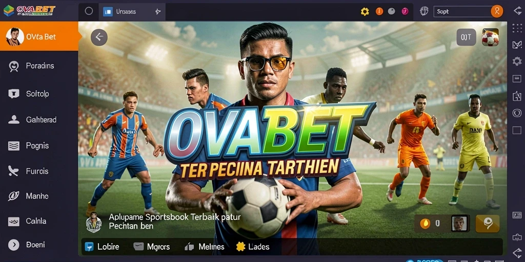 Tampilan menarik dari gameplay OVABET yang menghadirkan taruhan olahraga.