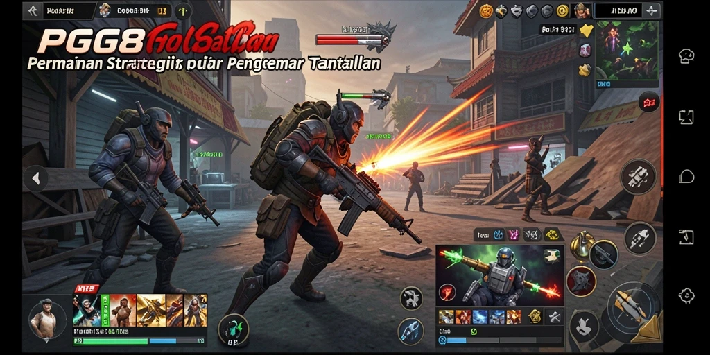 Screenshot PGG68 menampilkan serunya gameplay strategi dengan pertempuran yang intens.