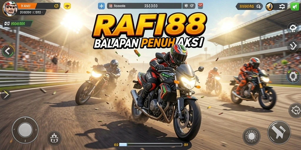 Tampilan gameplay seru dan mendebarkan di RAFI88.