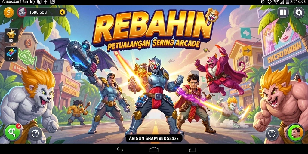 Tampilan gameplay REBAHIN yang seru dan penuh aksi.