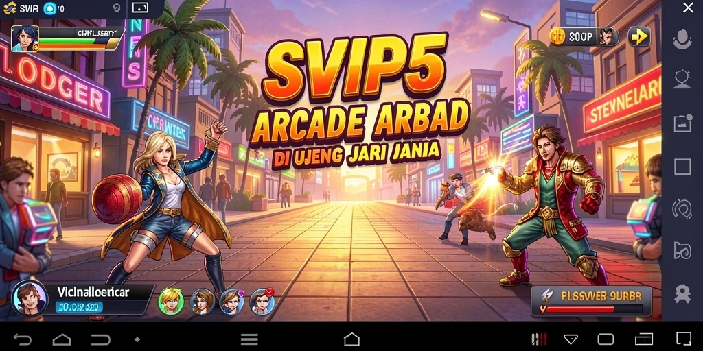 Screenshot gameplay SVIP5 menampilkan aksi seru permainan Arcade.