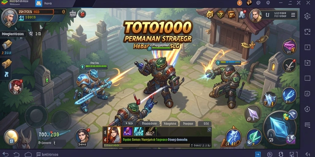 Tampilan gameplay TOTO1000 yang menegangkan dan penuh strategi.