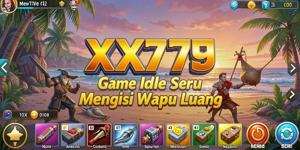 Tangkapan layar XXX777 menampilkan aktivitas gameplay Idle yang menyenangkan.
